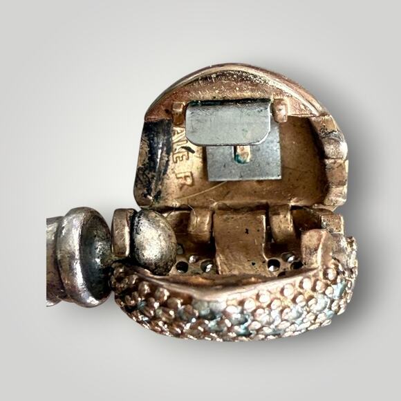 Pandora Moments Silver & Rose Gold Charm Bracelet -925 with Heart Clasp & Charms - Picture 11 of 11